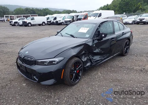 2024 BMW M340I M340I xDrive из США, поврежденный, VIN 3MW49FF02R8E15189